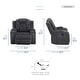 preview thumbnail 3 of 35, Brynda Corduroy 3-Piece Manual Double Reclining Sofa Sets