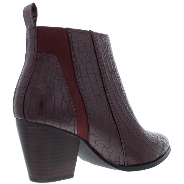 faux crocodile boots womens