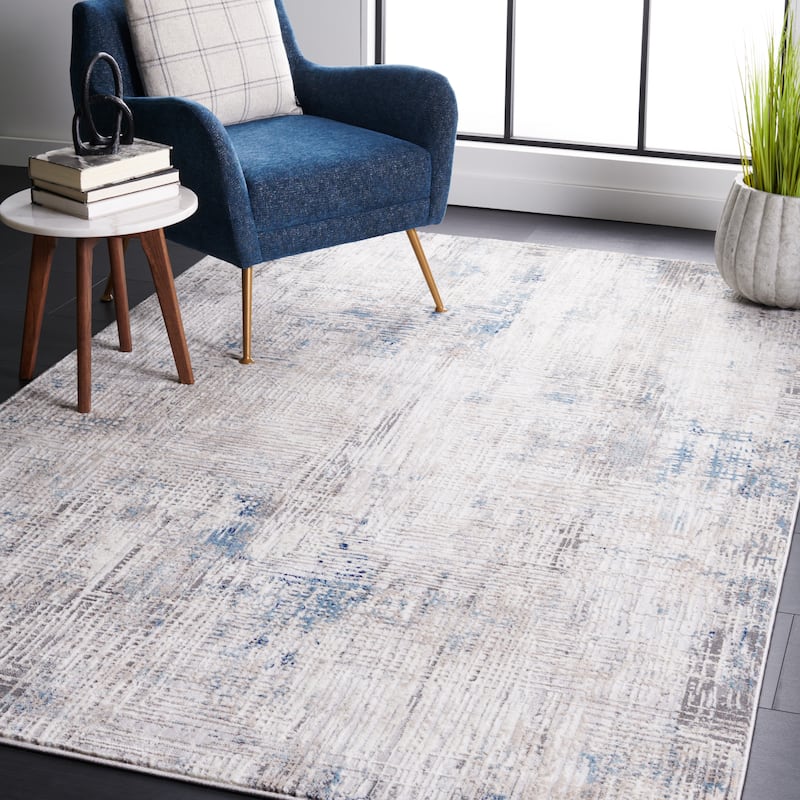 SAFAVIEH Vogue Claudia Modern Abstract Rug - 4' x 6' - Blue/Grey
