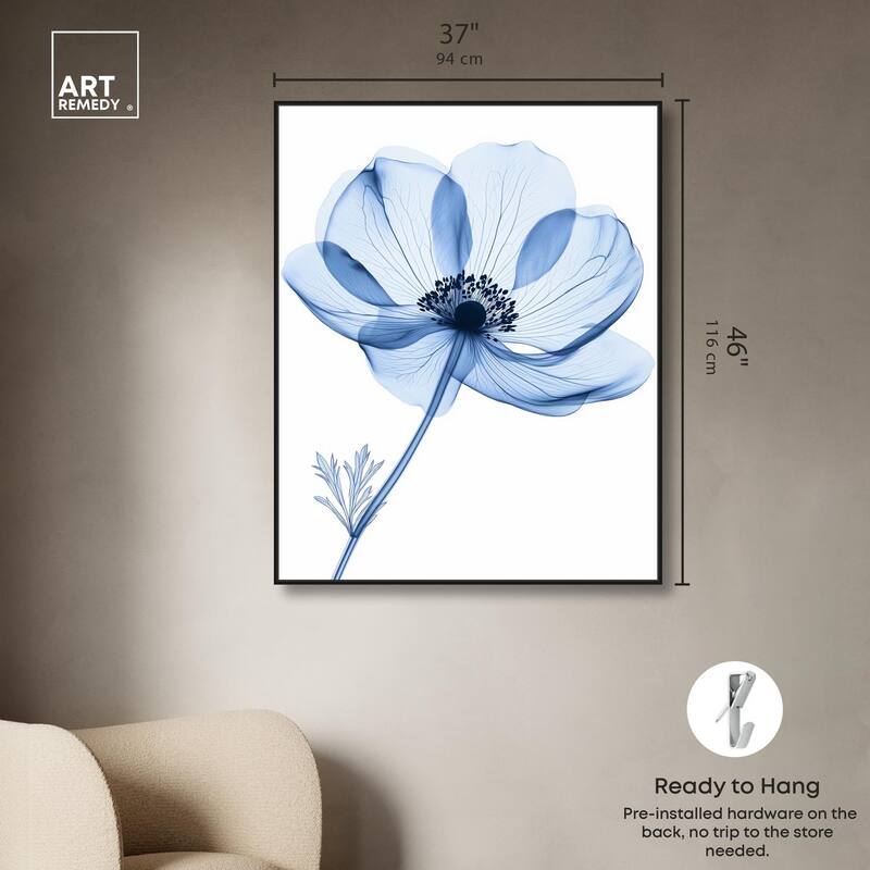 Floral Radiograph Canvas by Art Remedy