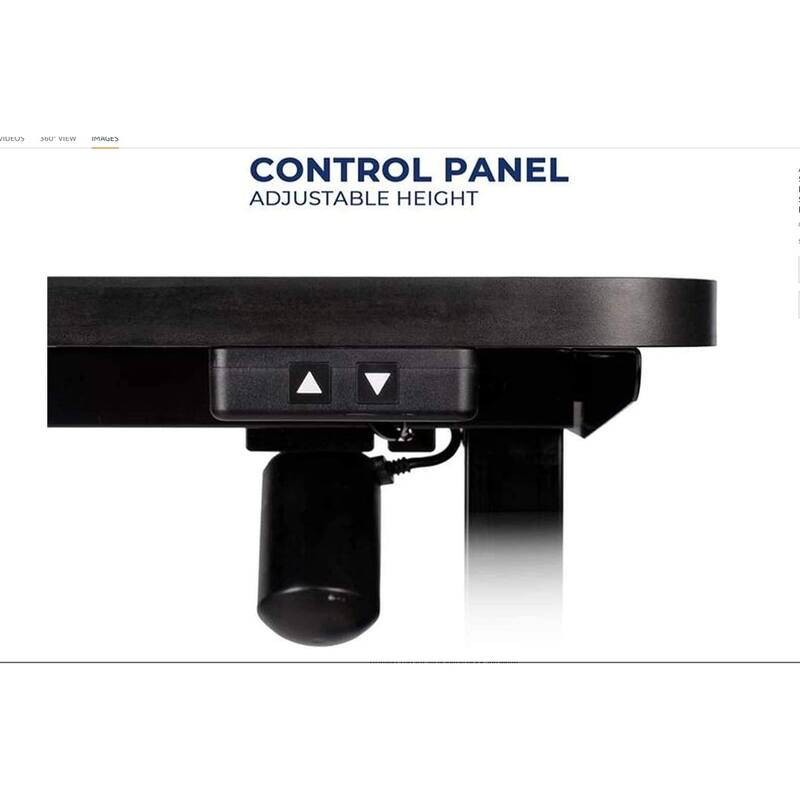 Height Adjustable Electric Standing Desk with Modern Design and Easy Assembly, Perfect for Home or Office Use