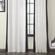 preview thumbnail 24 of 24, Exclusive Fabrics Modern Color block Cotton Vertical Pleated Curtain (1 Panel) - Luxury Home Decor curtains