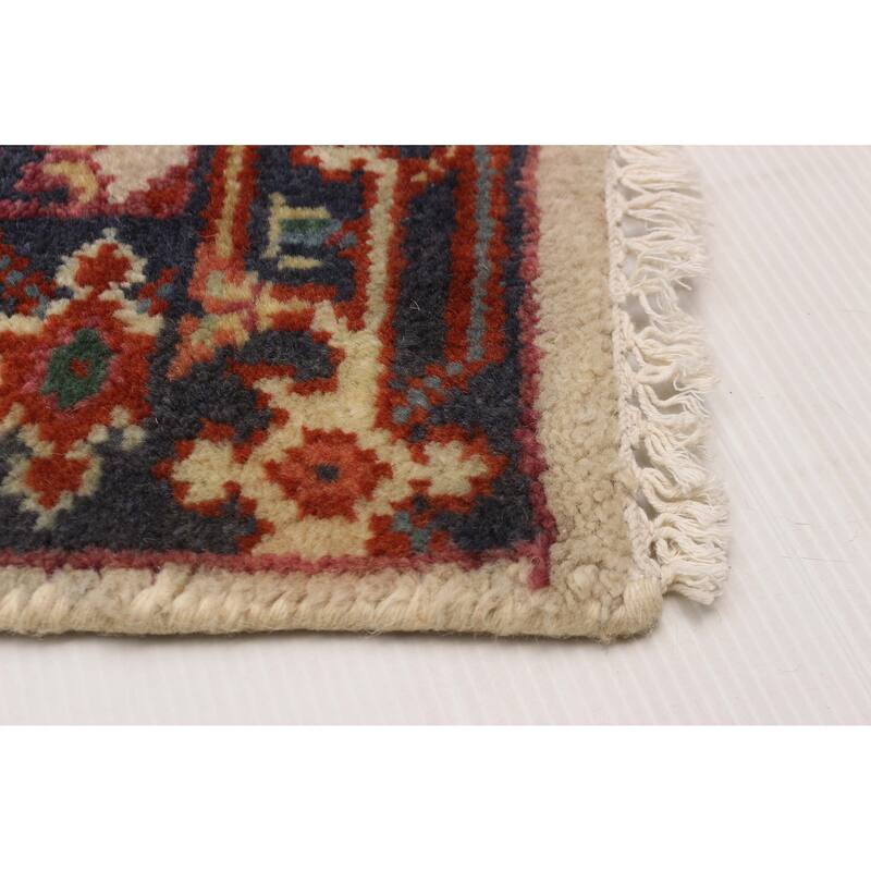 ECARPETGALLERY Hand-knotted Serapi Heritage Cream Wool Rug - 2'6 x 15'9