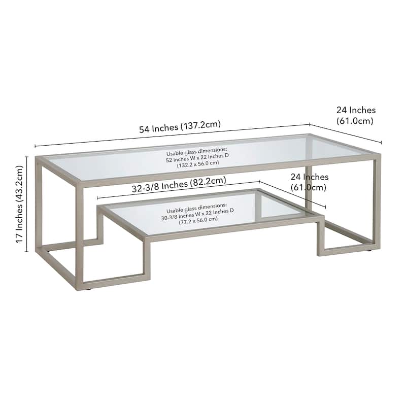 Athena Glam Handcrafted Geometric Coffee Table