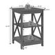 preview thumbnail 12 of 64, Convenience Concepts Oxford End Table with Shelves