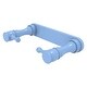 preview thumbnail 4 of 27, Allied Brass Traditional Style Rollerless Toilet Tissue Holder Flat Troll Blue