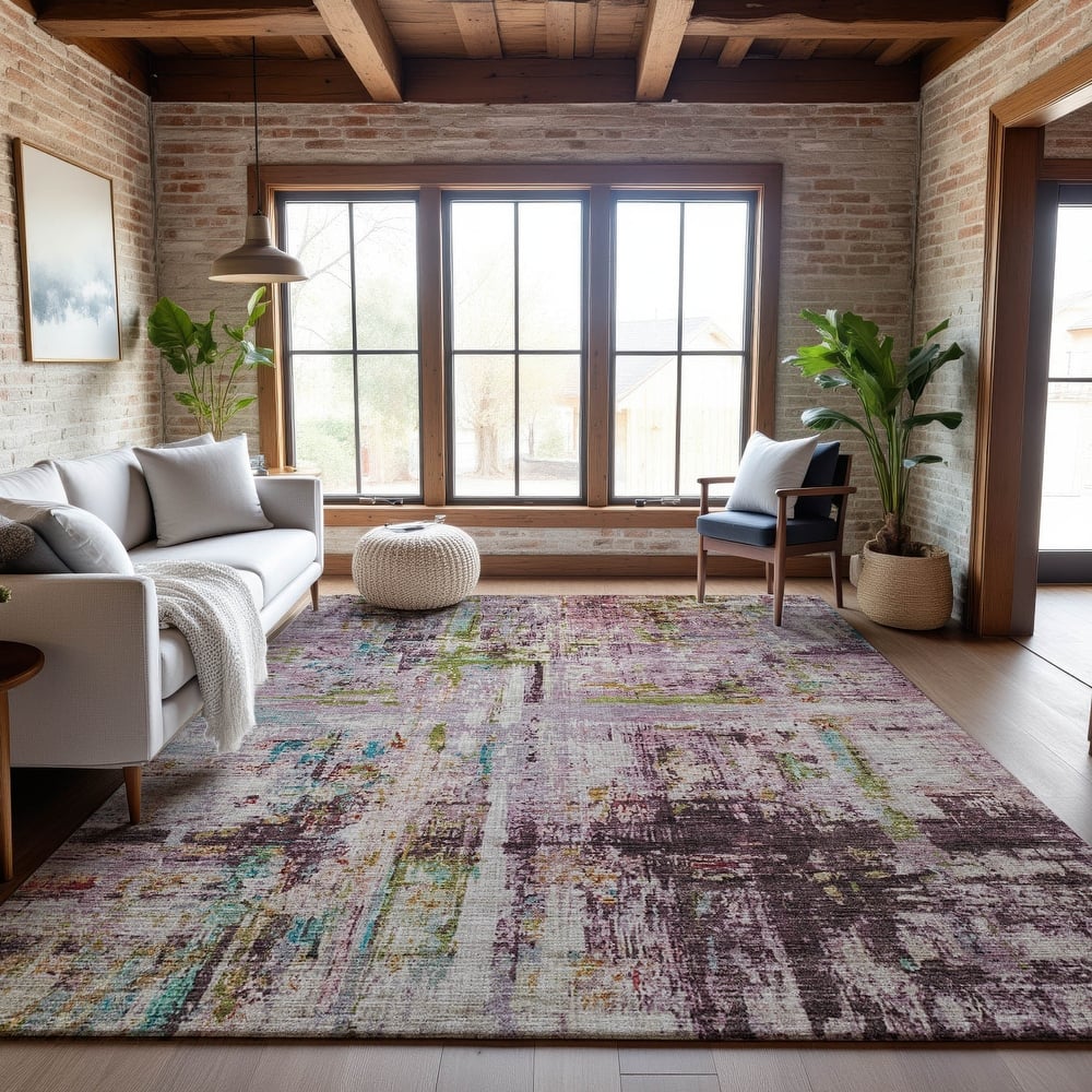 Premium Washable Super Soft Chic Modern Mayfield Rug