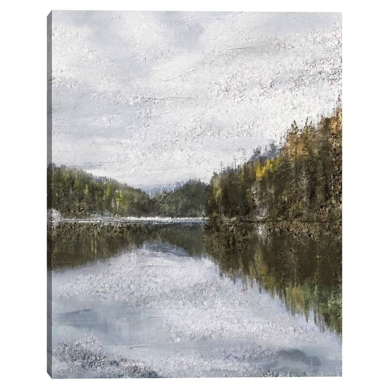 Silver Skies by Studio Arts Canvas Art Print