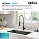 preview thumbnail 67 of 158, Kraus Bolden 2-Function 1-Handle Commercial Pulldown Kitchen Faucet