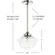 preview thumbnail 68 of 66, Cleo Adjustable Drop Metal/Glass LED Pendant, by JONATHAN Y