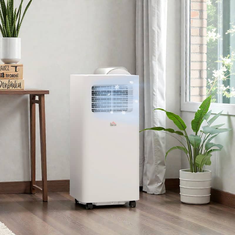8000 BTU Portable Air Conditioner with Dehumidifier, 3-in-1 Room AC for Up to 345 Sq Ft, Remote, Timer