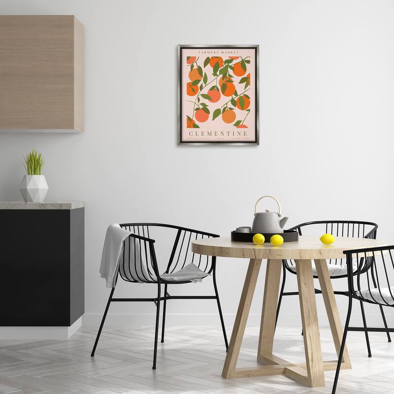 Stupell Clementine Gallery Print Framed Floater Canvas Wall Art Design By Kamdon Kreations
