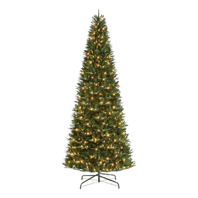 Puleo International 12 ft. Pre-Lit Monroe Fir Artificial Christmas Tree