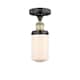 Option Black Antique Brass / Matte White