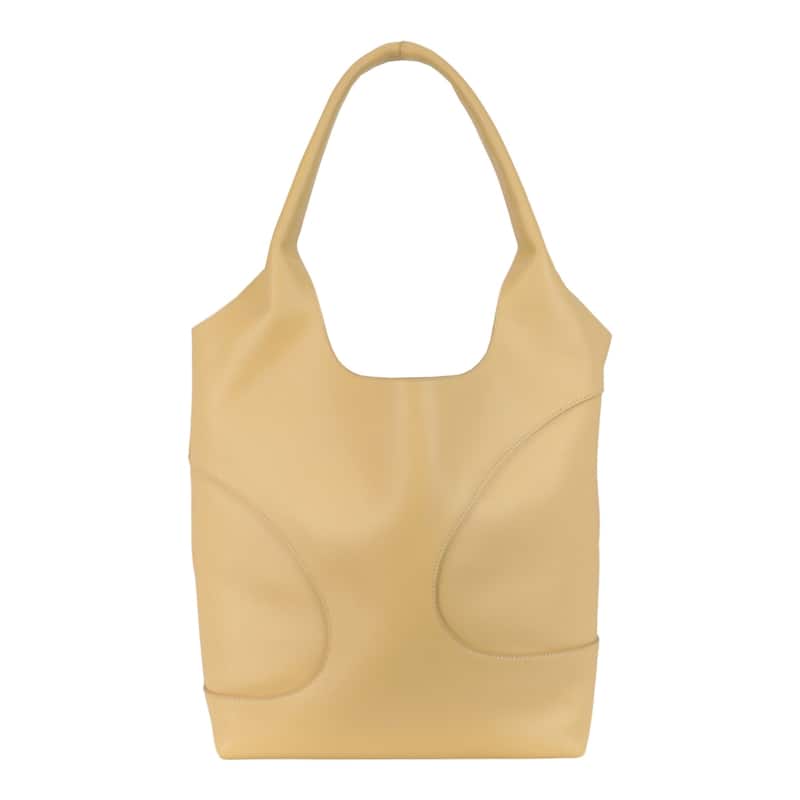 Ferragamo Debossed Cut-Out Hobo Bag