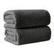 preview thumbnail 128 of 184, 100% Cotton Acacia Collection Ultra Absorbant Popcorn Bath Towels Bath Sheet (Pack of 2) - Midnight