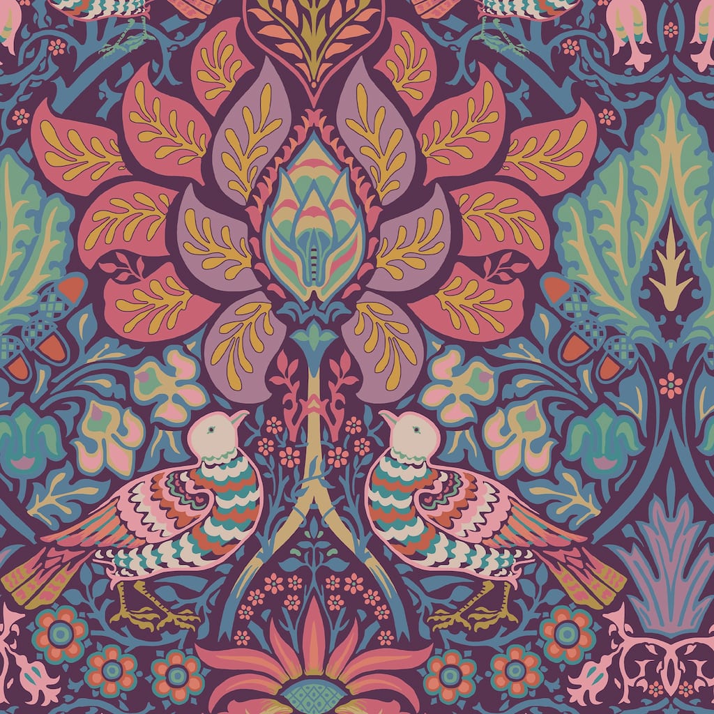 William Morris Dove & Rose Carnival Wallpaper