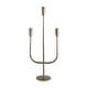 preview thumbnail 2 of 26, Hand-Forged Metal Candelabra - 9.5"L x 4.0"W x 21.5"H