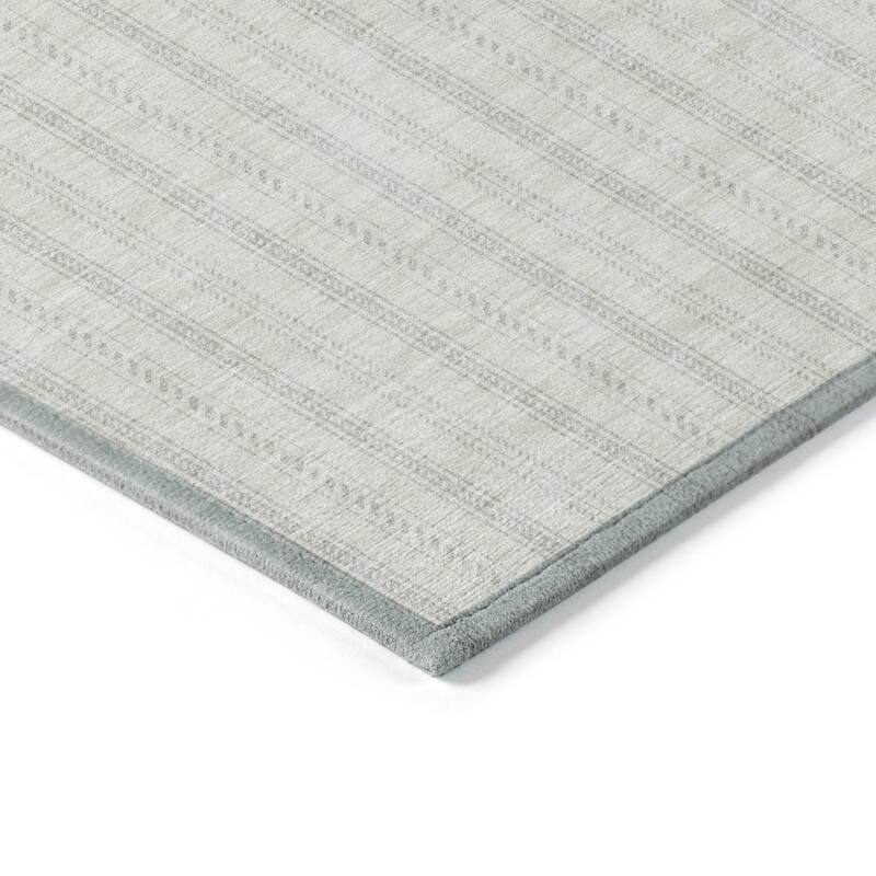 Machine Washable Indoor/ Outdoor Chantille Stripe Twist Rug