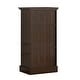 preview thumbnail 9 of 19, Wine Cabinet with Metal Glass Holder and Wood Lattice Rack - 22" in Width