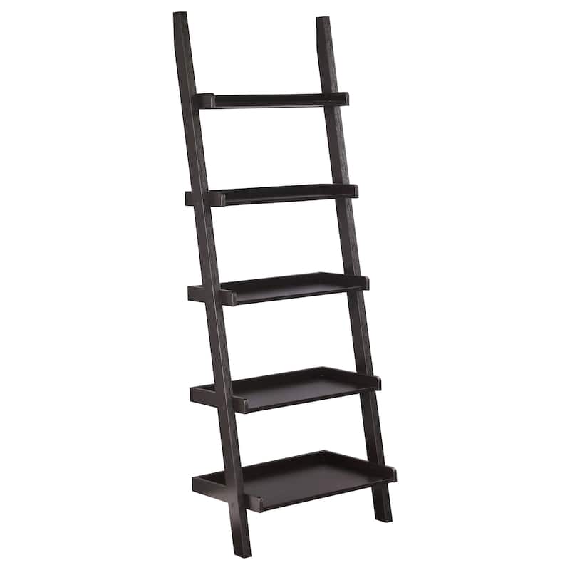 Colella 3-piece Storage Ladder Bookshelf Set Cappuccino - 33.50" x 16.50" x 72.00"