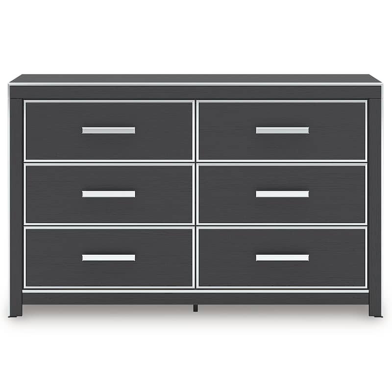 Signature Design by Ashley Ravalori Black Dresser