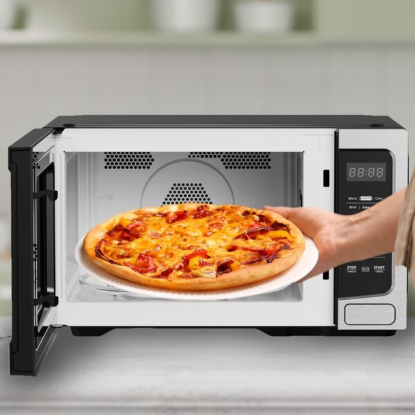 Black and decker air fryer microwave top