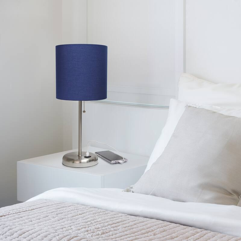 Simple Designs 19.5" Desk Lamp with Feit LED Bulb Included - 19.50