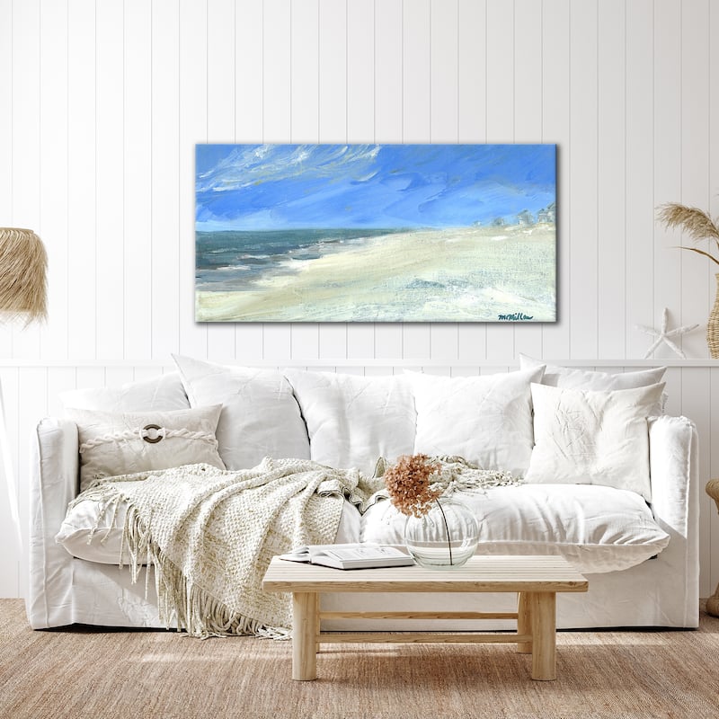 'Calm Shores' Wrapped Canvas Wall Art by Dana McMillan