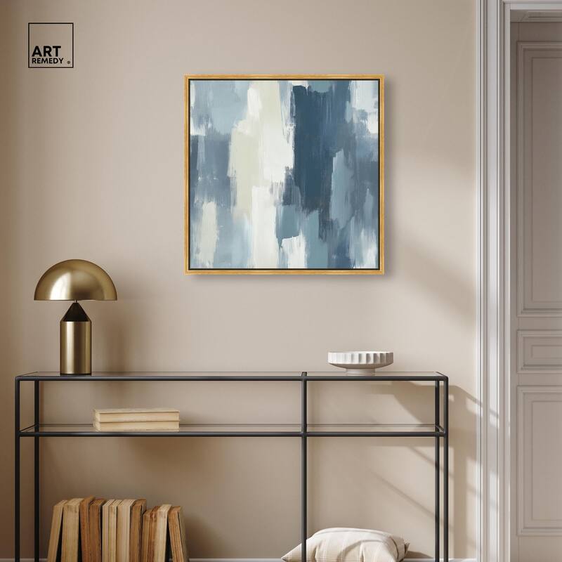 Blue Union Canvas by Art Remedy