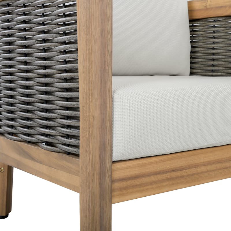 SAFAVIEH Outdoor Living Amanda Chair [SET of 2] - 28"W x 30"D x 25"H