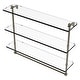 preview thumbnail 1 of 32, Allied Brass 16 Inch Triple Tiered Glass Shelf with Integrated Towel Bar