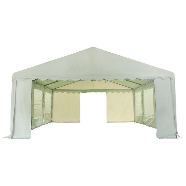 Shop Costway 16 X20 Pvc Tent Shelter Heavy Duty Outdoor Party