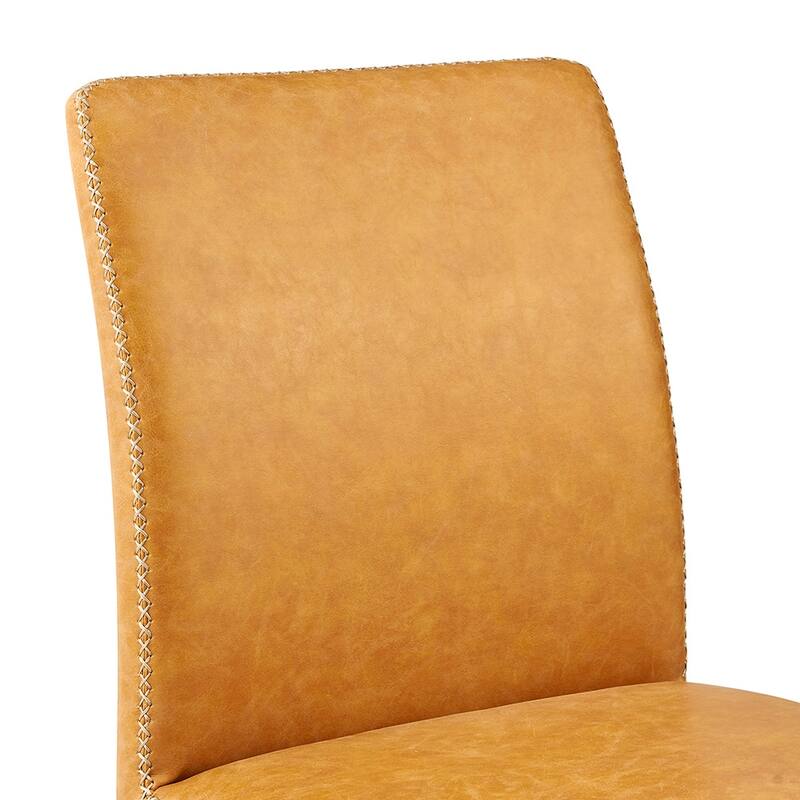 NPD Furniture Kevin Faux Leather Dining Side Chair (Set of 2)