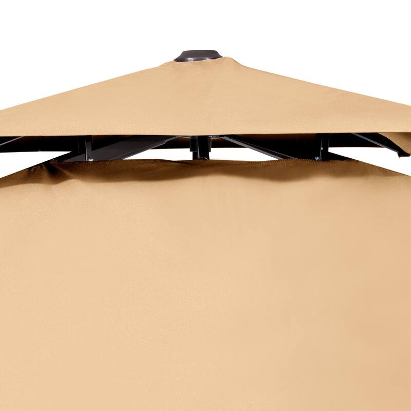 VredHom Patio Cantilever Offset Umbrella 360 degrees Rotation