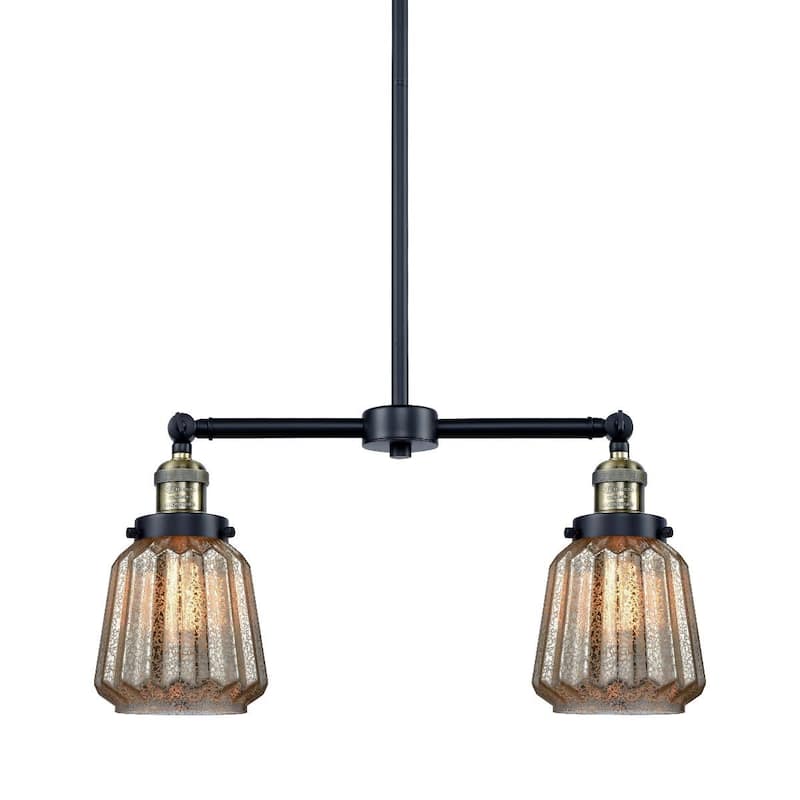 Innovations Lighting Chatham 2 Light 21" Wide Linear Chandelier
