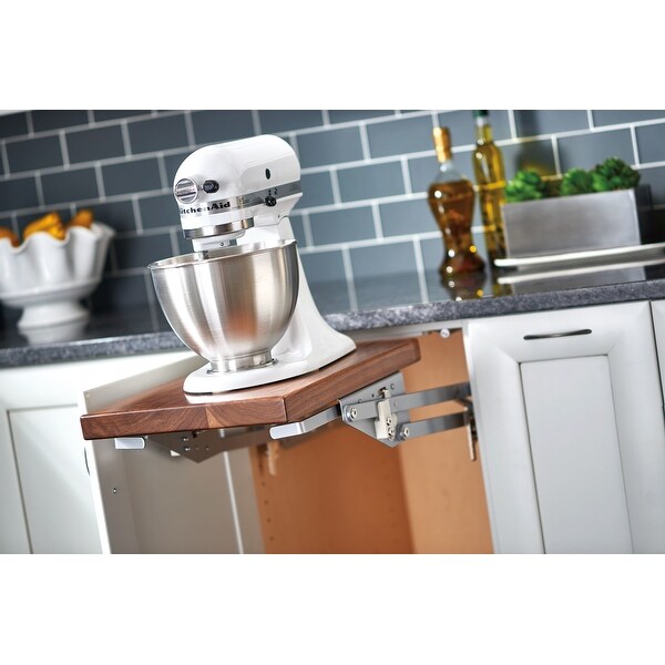 Shop Rev A Shelf Ras Ml Hdsc Ras Ml Series Heavy Duty Mixer And Small Silver Overstock 16802822