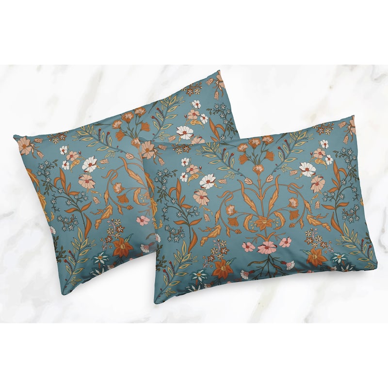 Sweet Jojo Designs Boho Wildflower Vintage Floral Girl King Duvet Cover Bedding Set Botanical Garden Flower Bohemian Farmhouse