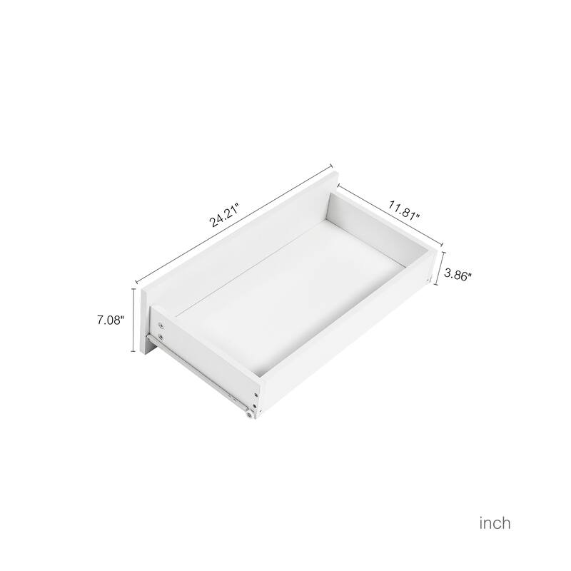 Modern Cabinet with Sturdy Frame of 4 Drawer Dresser