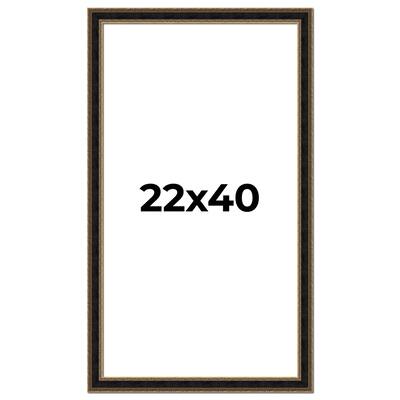 22x40 Frame Gold Antique Vintage Sold Wood Picture Frame | 1.75 Inch