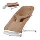 preview thumbnail 1 of 8, Camel Metal 2-Position Baby Bouncer with Foldable Design - 25.6” L x 16.1” W x 23.6” H Camel