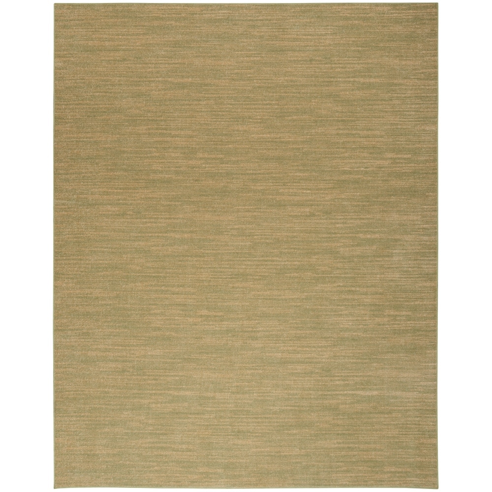 Nourison Modern Solid Indoor/Outdoor Area Rug