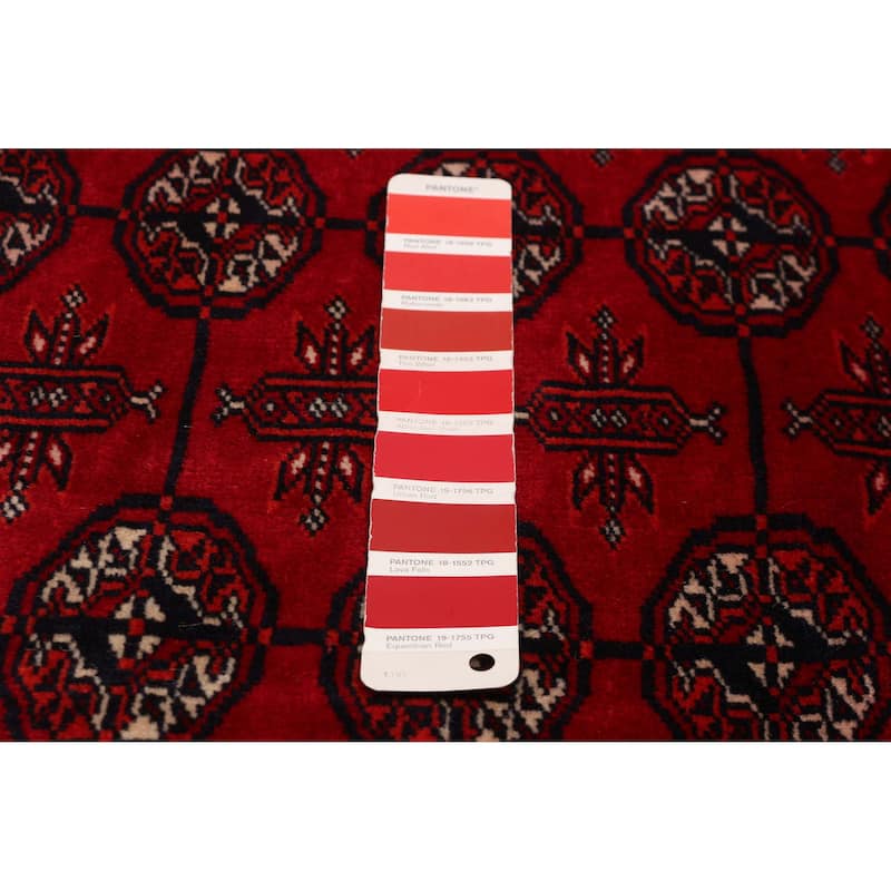 Teimani Red Rug 4'1" x 5'11" - 4'1 x 5'11