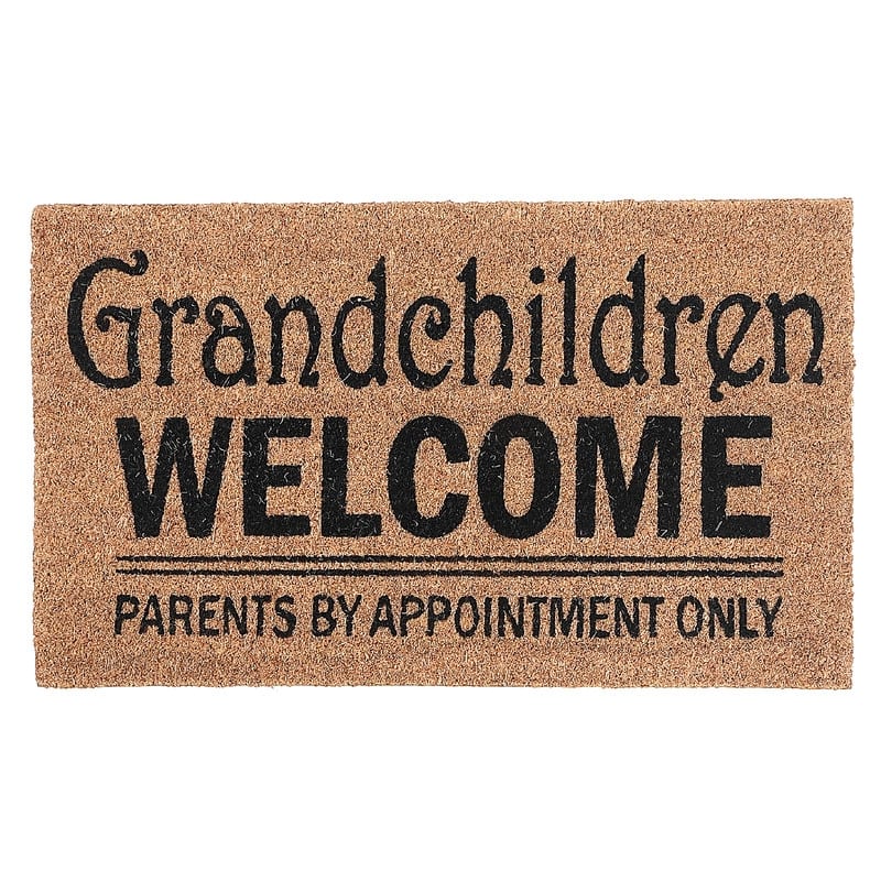 Coir Door Mat (Grandchildren Welcome Parents By Appt) - 2' x 6' Runner