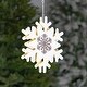preview thumbnail 3 of 10, Set of 3 Hanging Christmas Lights- Snowflakes or Stars