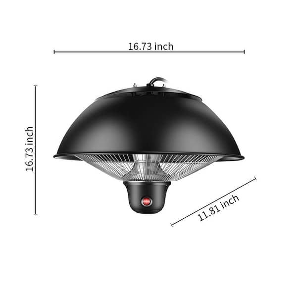 Sundate Electric Hanging Heater, Halogen Ceiling Patio Heater,  Indoor/Outdoor Heater with Remote Control - Bed Bath u0026 Beyond - 30677793