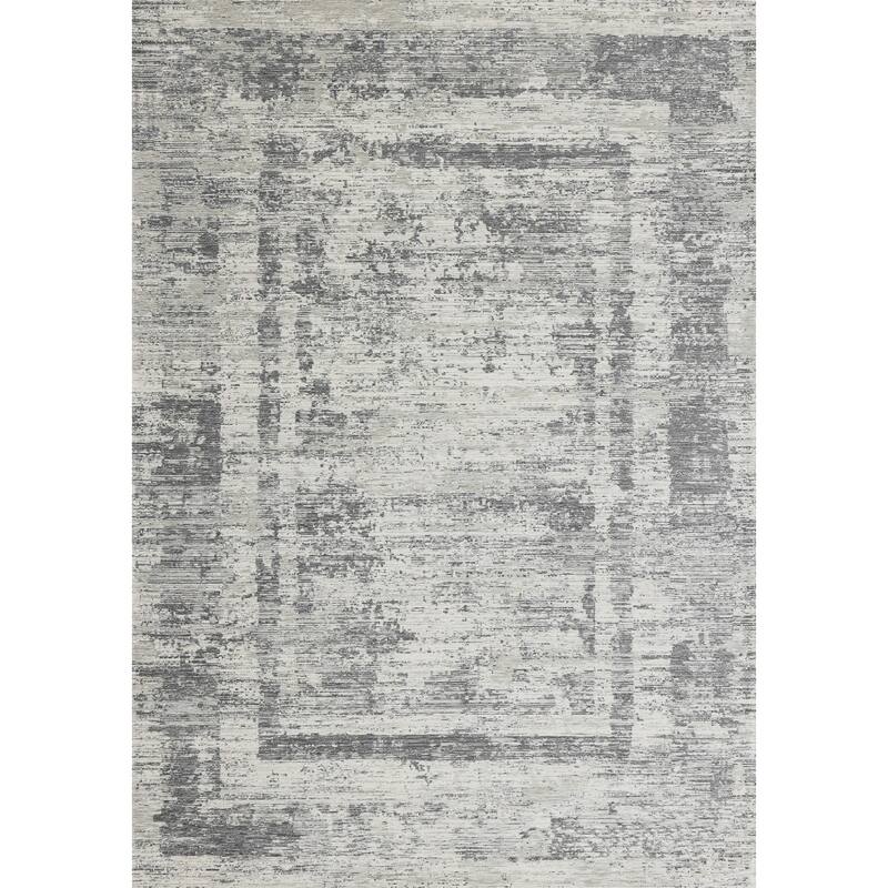 HomeRoots Geometric Modern Rectangle Area Rug