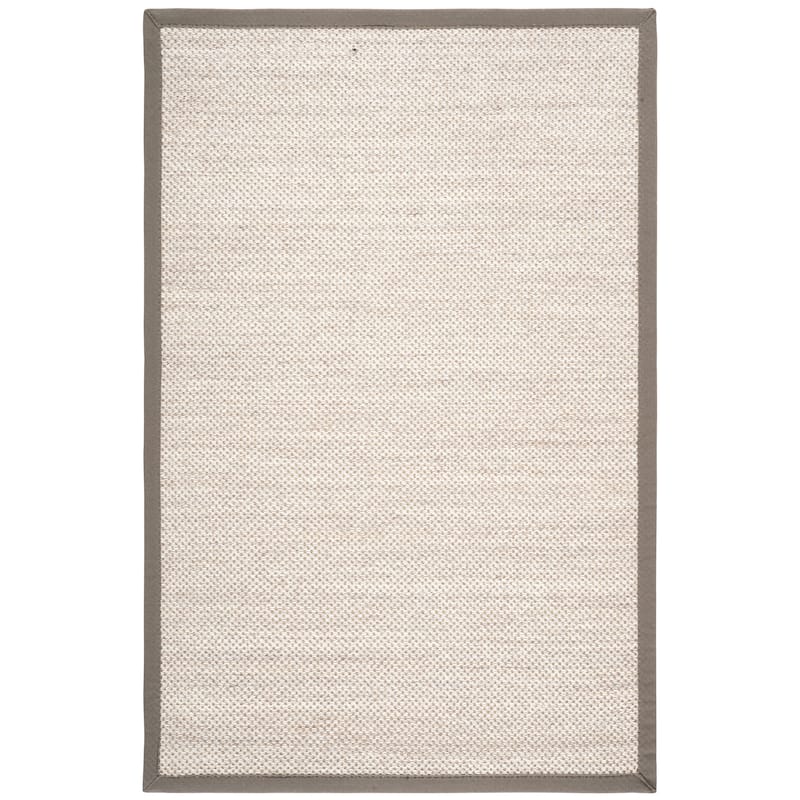 SAFAVIEH Natural Fiber Lorine Casual Border Sisal Rug - 2' x 3' - Marble/Khaki