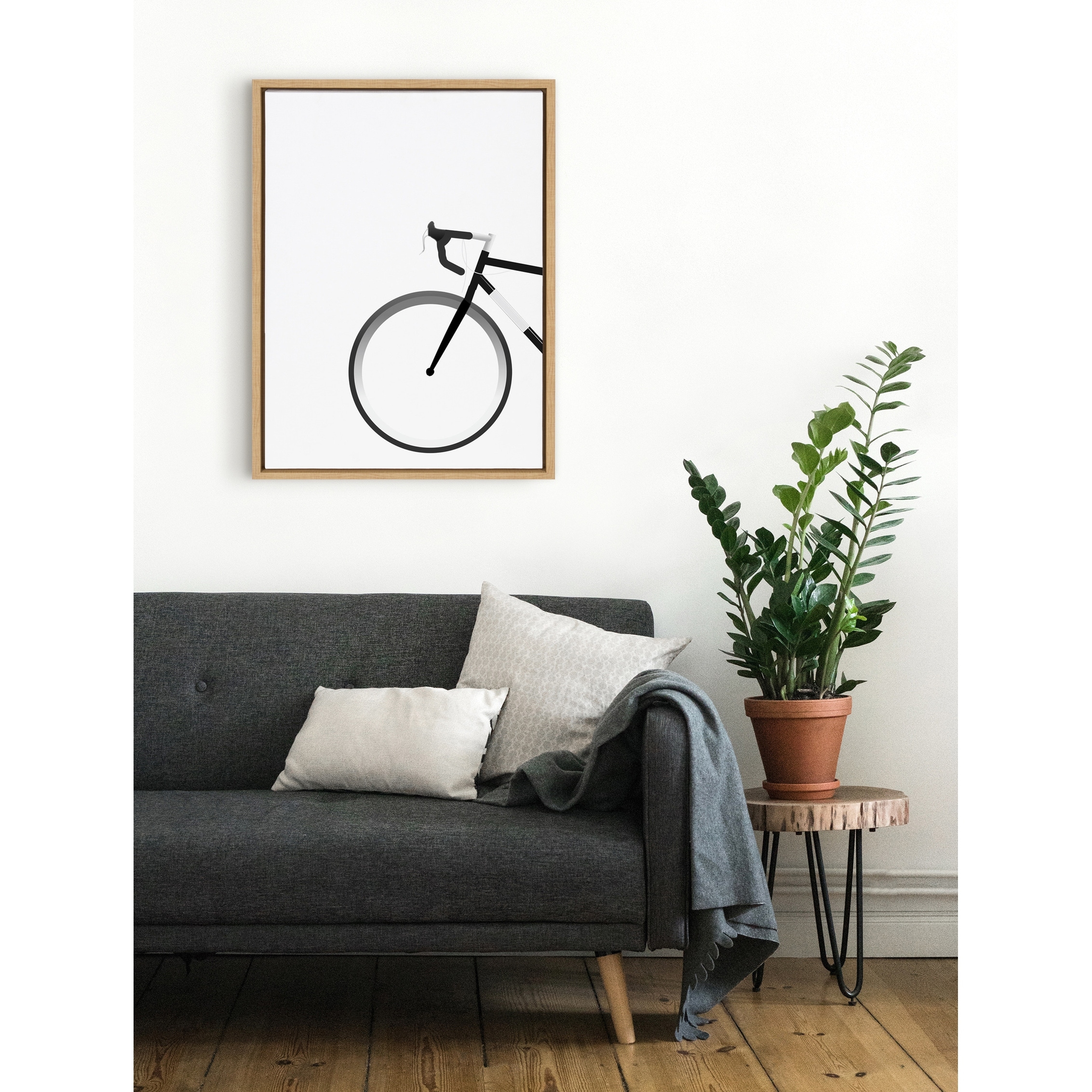 Kate and Laurel Sylvie Bike Framed Canvas by Maja Mitrovic of Makes My Day  Happy Bed Bath  Beyond 33913791