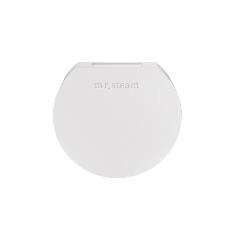 Mr Steam 104515 Designer Square 3 in. Steamhead with Aroma Therapy - White
